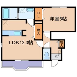 ベル　さくらBの物件間取画像